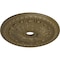 Ekena Millwork Tomango Egg & Dart Medallion (Canopies up to 6 3/4"), 27 7/8"OD x 3 7/8"ID x 2 1/2"P, Mud CM27TOMMF - alternate 2